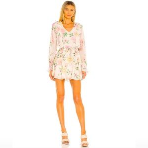 Floral dress - long sleeve mini dress NEW with tags